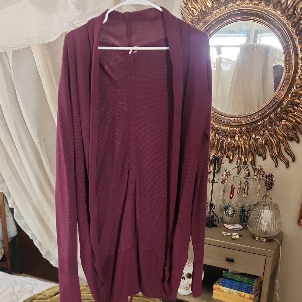 CALIA by Carrie Underwood Plum Cardigan